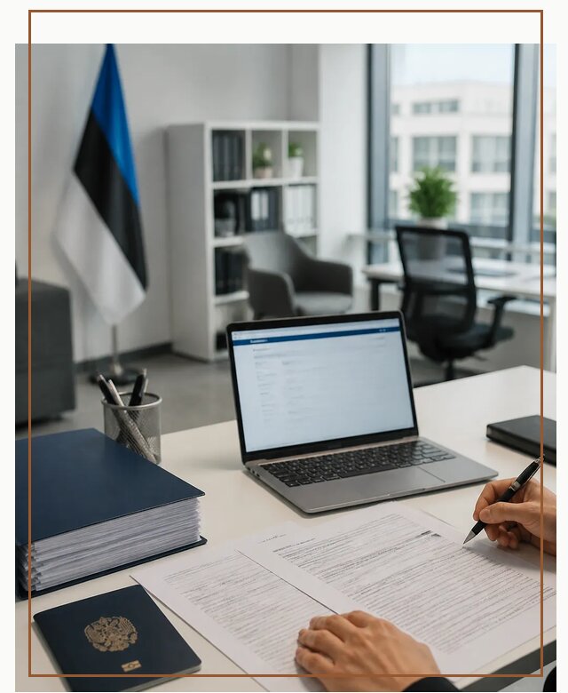 Оформление ВНЖ в Эстонии для переезда и легального проживания в Чусовой